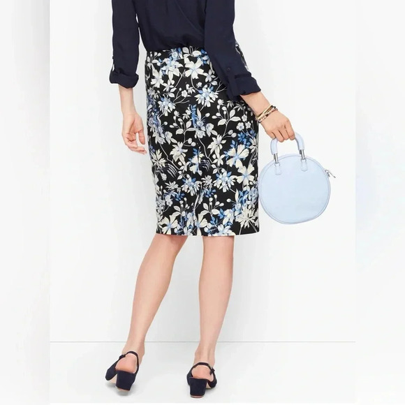 Talbots petite cotton pencil skirts sz 2 nwt 006 - Picture 4 of 6